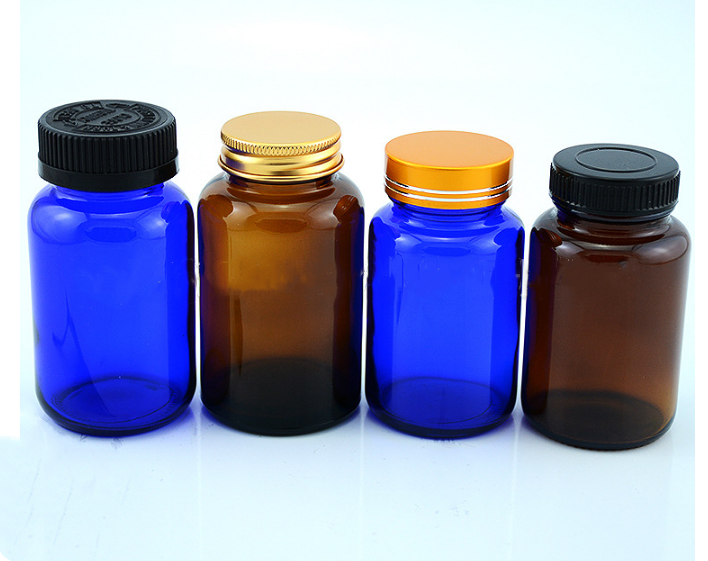 G.P.I33-400 Pharma wide mouth amber glass pill /,250ml,