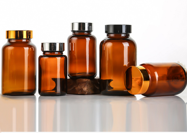 G.P.I33-400 Pharma wide mouth amber glass pill /,250ml,
