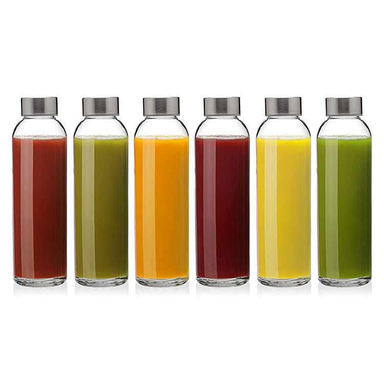 GENSYU China Supplier Large Quantity In Stock Ready To Ship Wholesale 125ml 250ml 500ml 16 OZ Empty Glass Juice Bottle