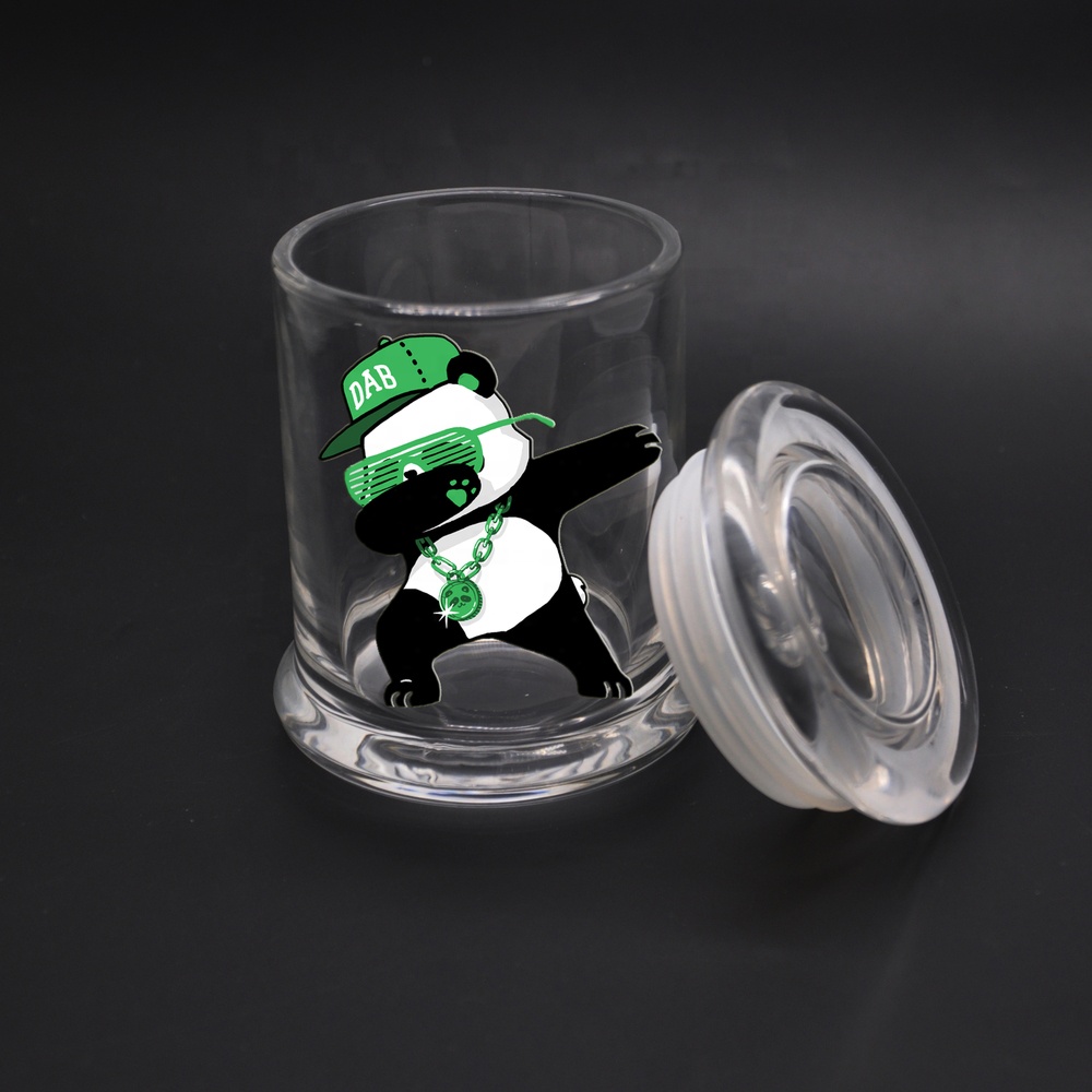GJ35 Cosmetic Glass Jar 200Ml,8Oz Glass Jar With Lids