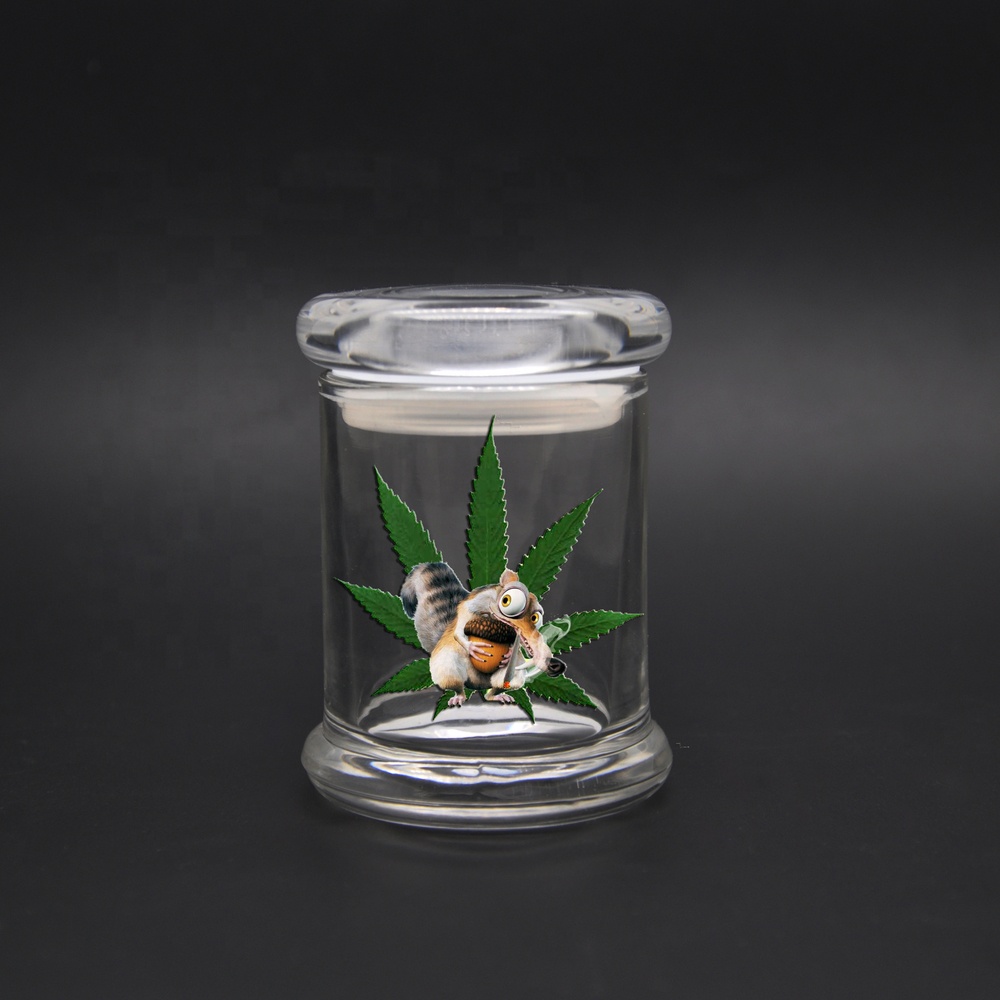 GJ35 Cosmetic Glass Jar 200Ml,8Oz Glass Jar With Lids