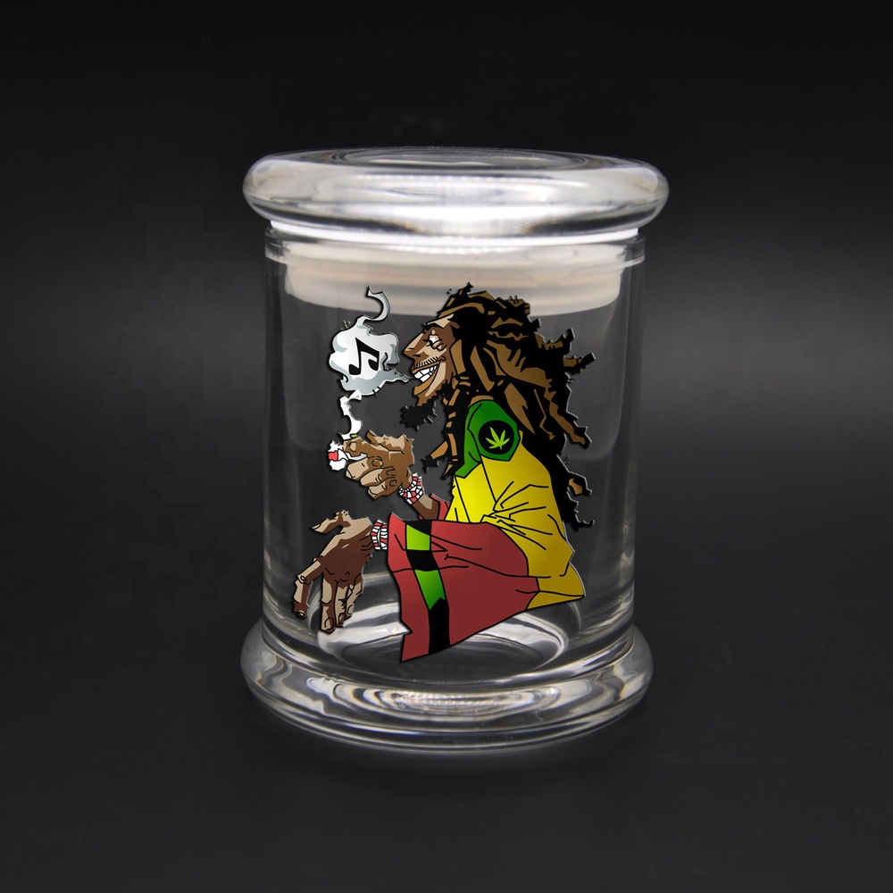 GJ35 Cosmetic Glass Jar 200Ml,8Oz Glass Jar With Lids