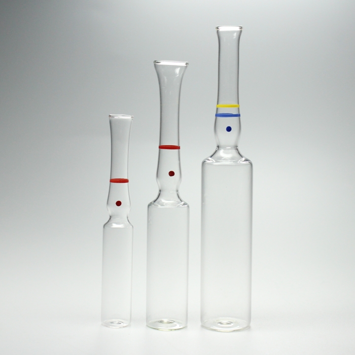 GMP Approved 1ml 2ml 5ml 10ml Open Glass Ampoule With Ring