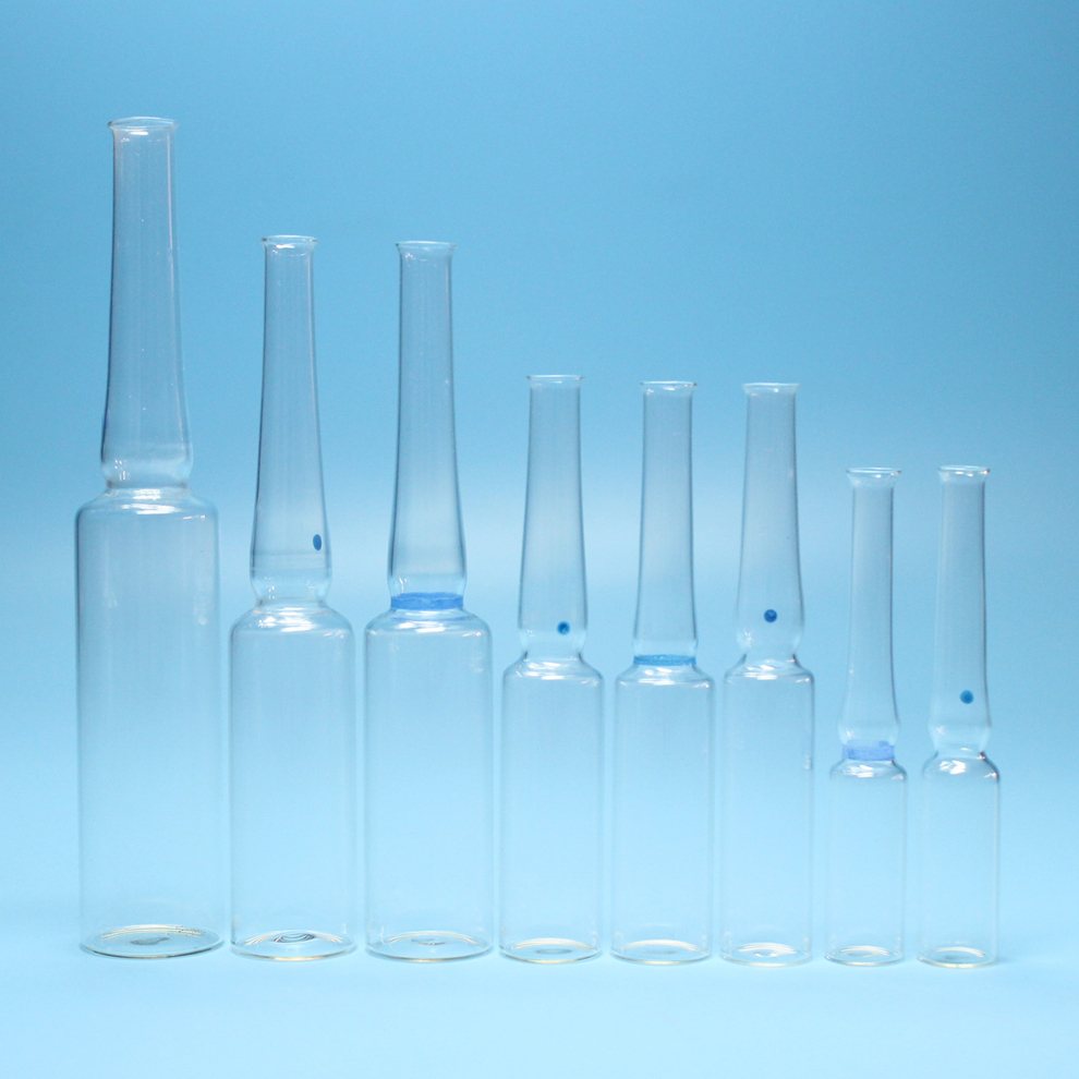 GMP Approved 1ml 2ml 5ml 10ml Open Glass Ampoule With Ring