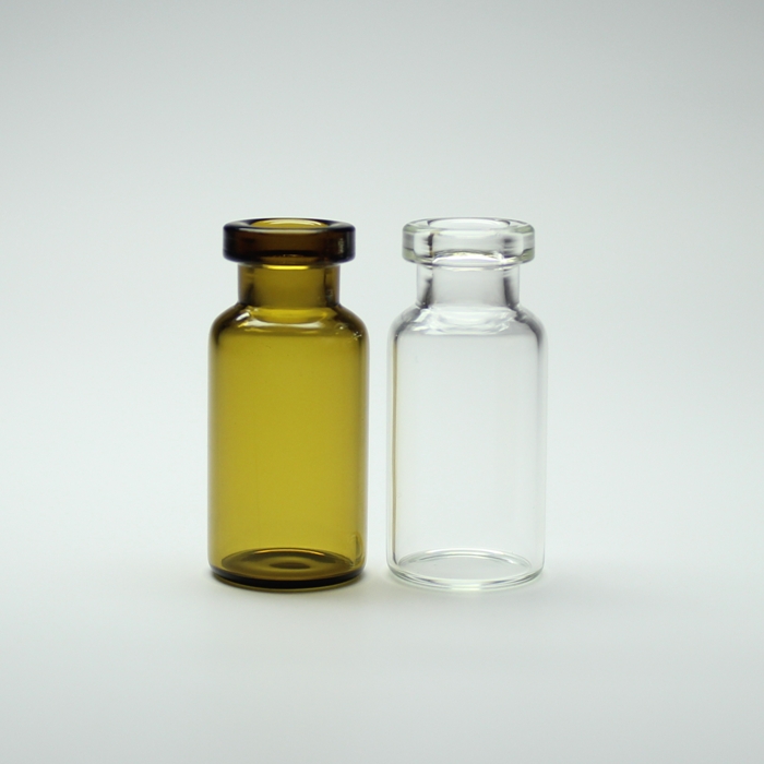 GMP Certified Clear or Amber Pharmaceutical and Cosmetic Small Glass Vials