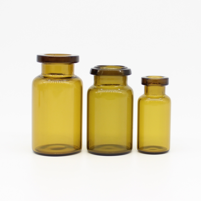 GMP Certified Clear or Amber Pharmaceutical and Cosmetic Small Glass Vials