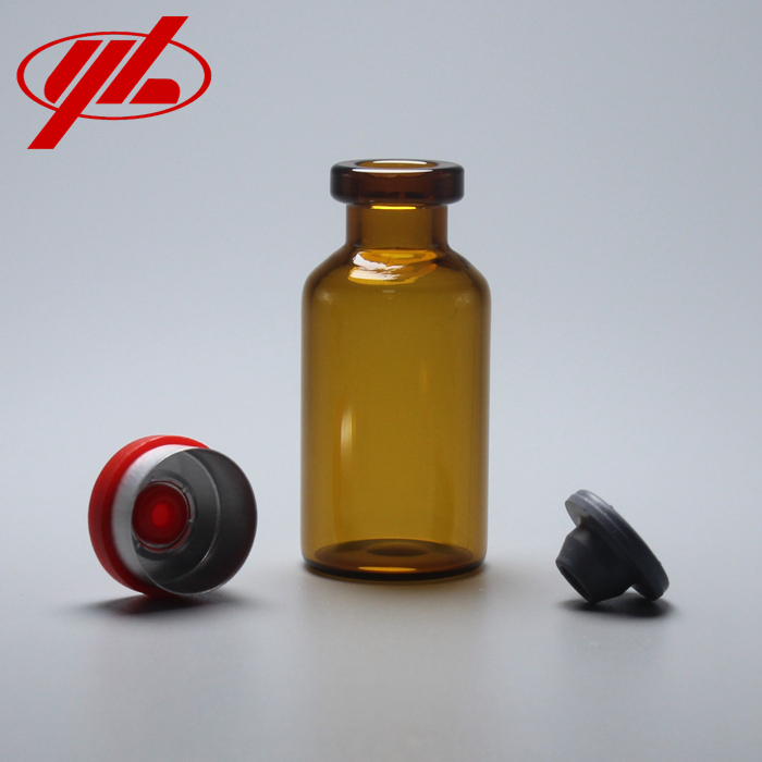 GMP Certified Small Glass Vial Bottle with Caps Crimp Top Glass Vial