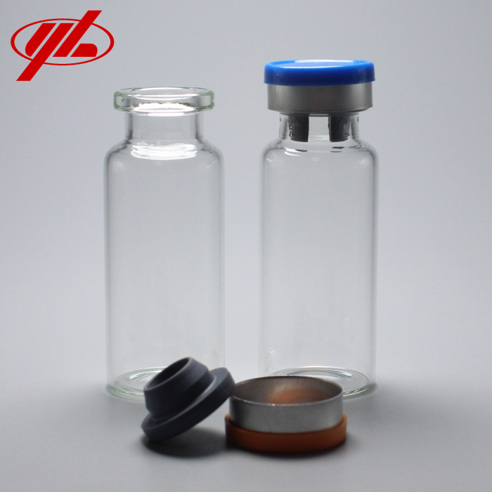 GMP Certified Small Glass Vial Bottle with Caps Crimp Top Glass Vial