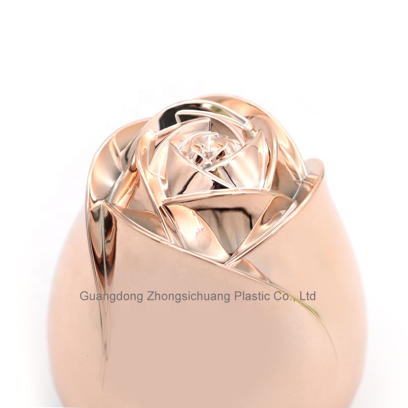 GS0001 luxury unique rose flower shape 30ml empty cream jar cosmetic jars with lids