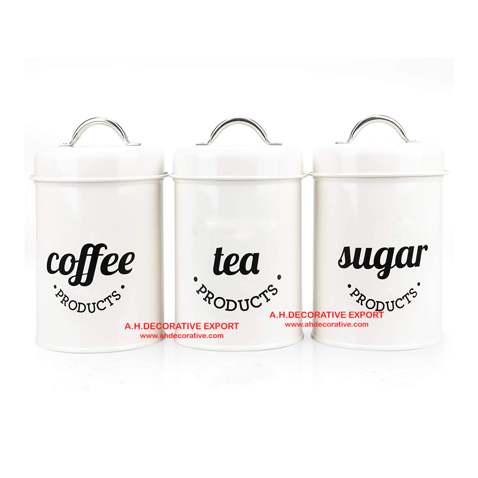 Galvanized Canister for Kitchen Storage