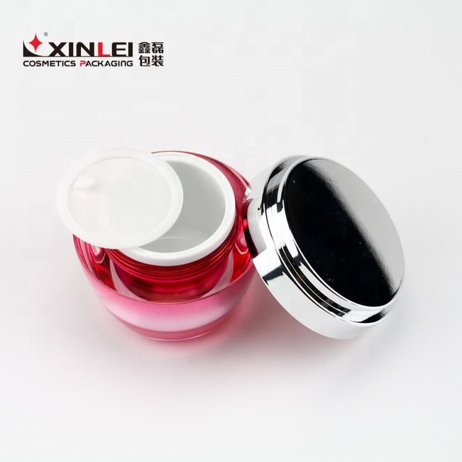 Garnet red luxury cosmetic jars cosmetics containers and packaging jar