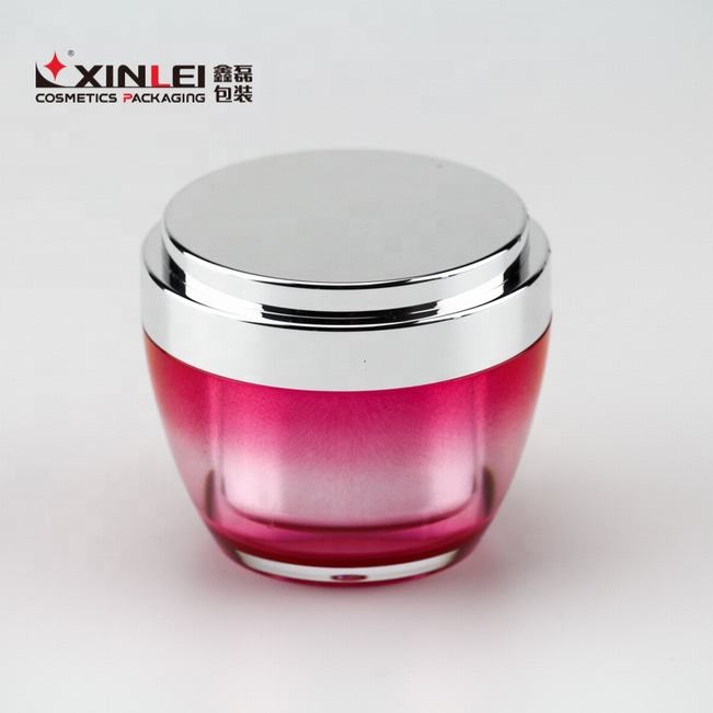 Garnet red luxury cosmetic jars cosmetics containers and packaging jar