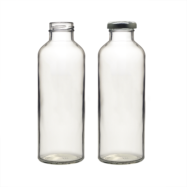 Get Free Samples Custom Glass Beverage Bottle Juice Bottle 16oz