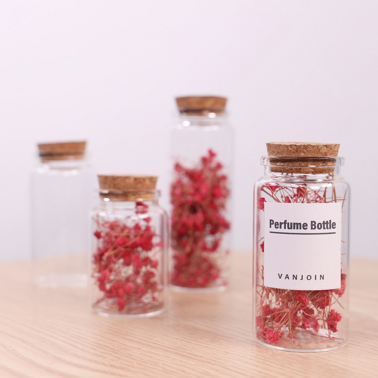 Gift Screen Printing Screw Cap Concentrate Glass Jar Perfume 2 Oz Frosted Glass Jar