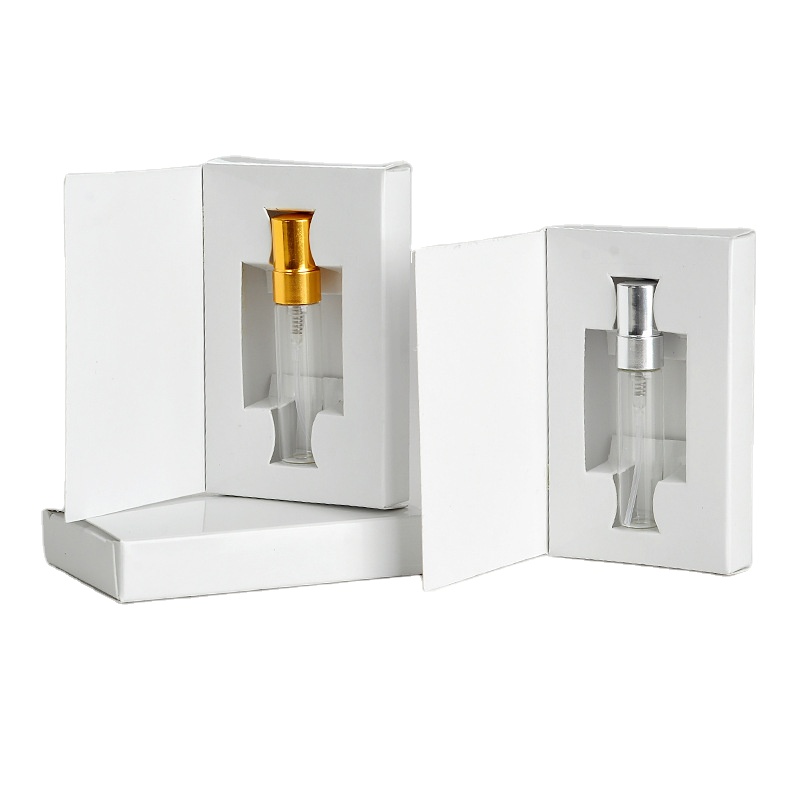 Gift box cosmetics package 5ml10ml glass perfume bottle