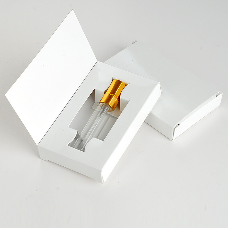Gift box cosmetics package 5ml10ml glass perfume bottle