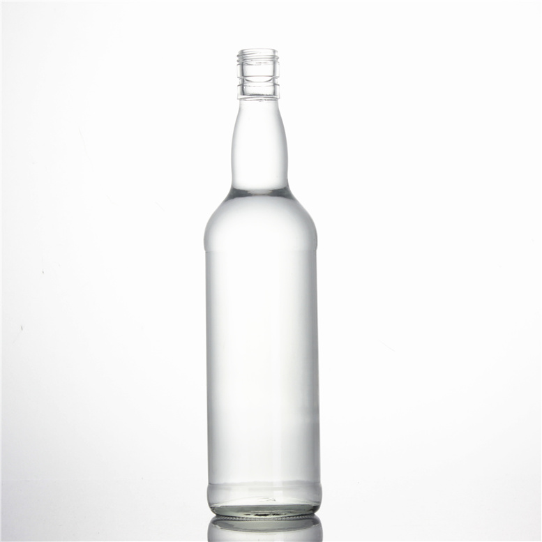 Gin Glass Bottles Vodka Spirits Clear Screw Cap Round 700 Ml One 40 HQ (about 34251pcs) RUM Acid Etch Liquorpac 30*35mm 480±10g