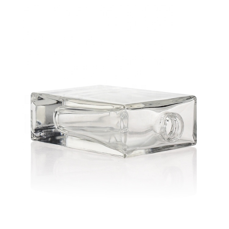 Glass Accessories Display Cosmetic Empty Perfume Bottle Factory China 30 Ml Pump Sprayer Square Shape Screen Printing 30ml X0812