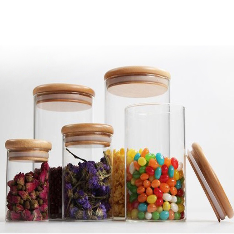 Glass Airtight Cookie Jar Large Jar Kitchen Storage Storage Round Containers For Kitchen
