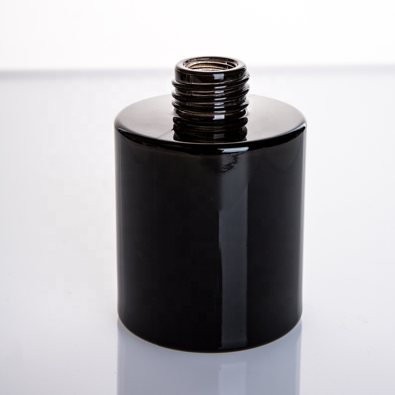 Glass Aroma Diffuser Reed Diffuser Bottle Black Home Fragrance Air Freshener