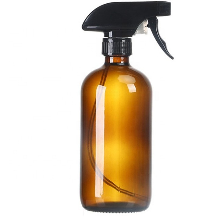 Glass Boston bottles empty 16 oz spray bottle refill