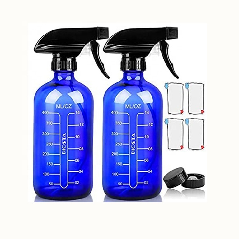 Glass Boston bottles empty 16 oz spray bottle refill