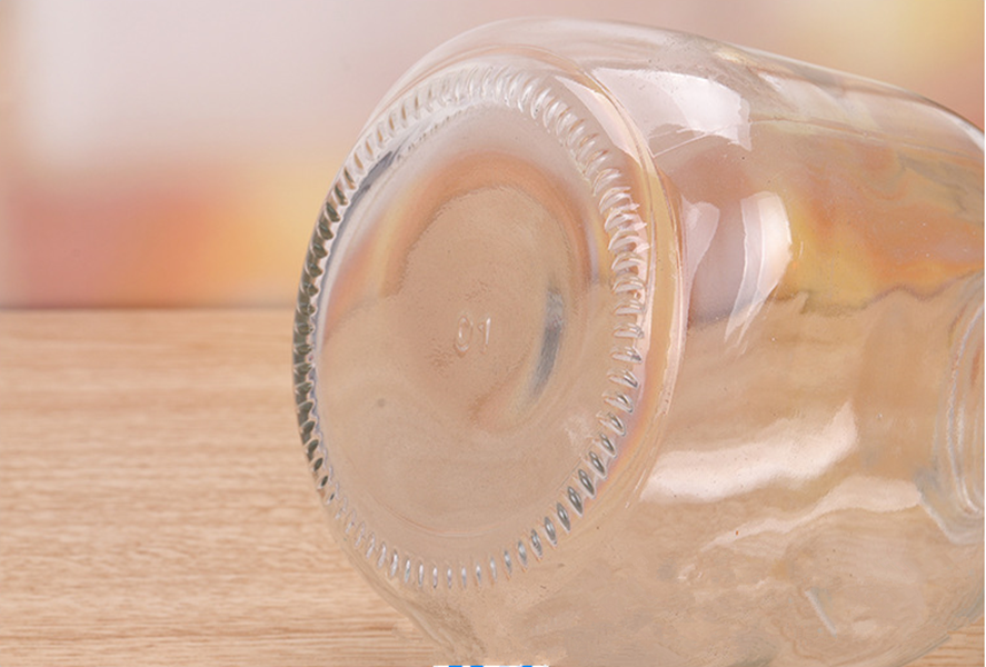 Glass Bottle 300ml Squat Milk Juice Beverage Mill-Shake Food Grade Glass Bottle