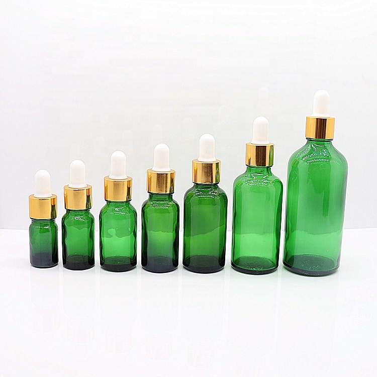 Glass Bottle 5ml 10ml 15ml 20ml 30ml 50ml 100ml 200ml Amber Brown Glass Dropper Essential Oil Bottle For Cosmetic Packaging