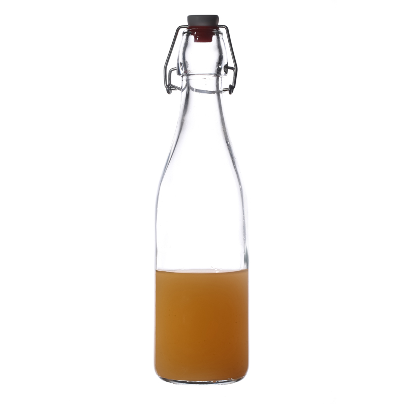 Glass Bottle Factory Flint High Quality Package Customize Beverage Glass Bottle with lids