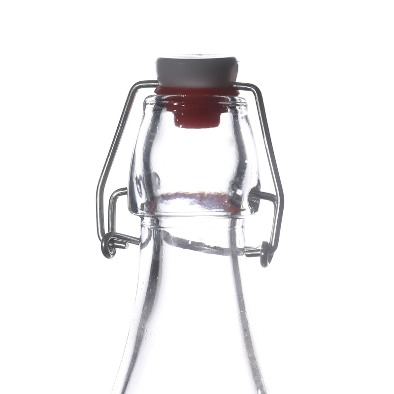Glass Bottle Factory Flint High Quality Package Customize Beverage Glass Bottle with lids