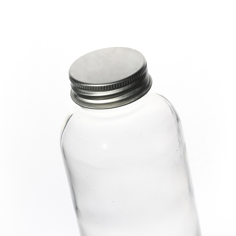 Glass Bottle Supplier Hot Sale Round Screw Top Empty Customize Juice 500ml 750ml Glass Drinking Bottle for Sale with Cap