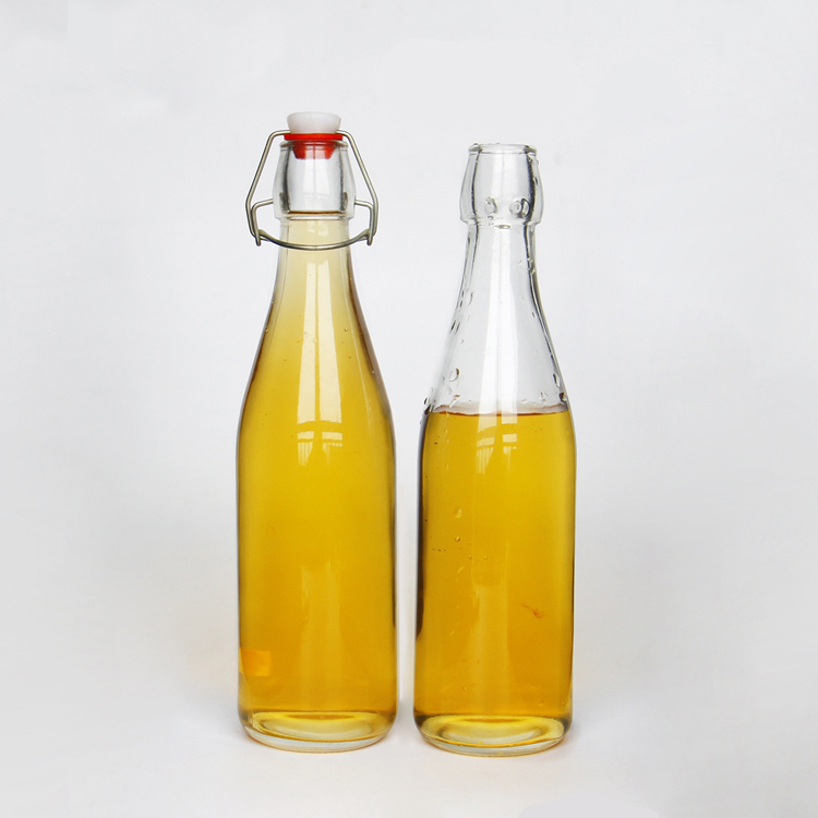 Glass Bottle Swing Top  Clear 500ml 750ml 750 ml Wine Bottle For Sale