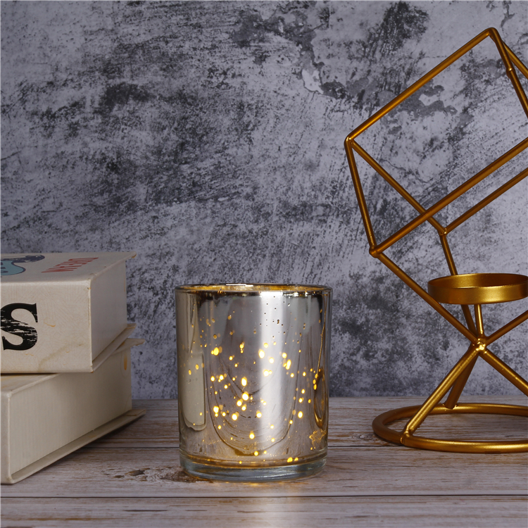 Glass Candle Jar High Quality Glass Candle Custom Scented Decorative Gift Frosted Glass Candle Jar