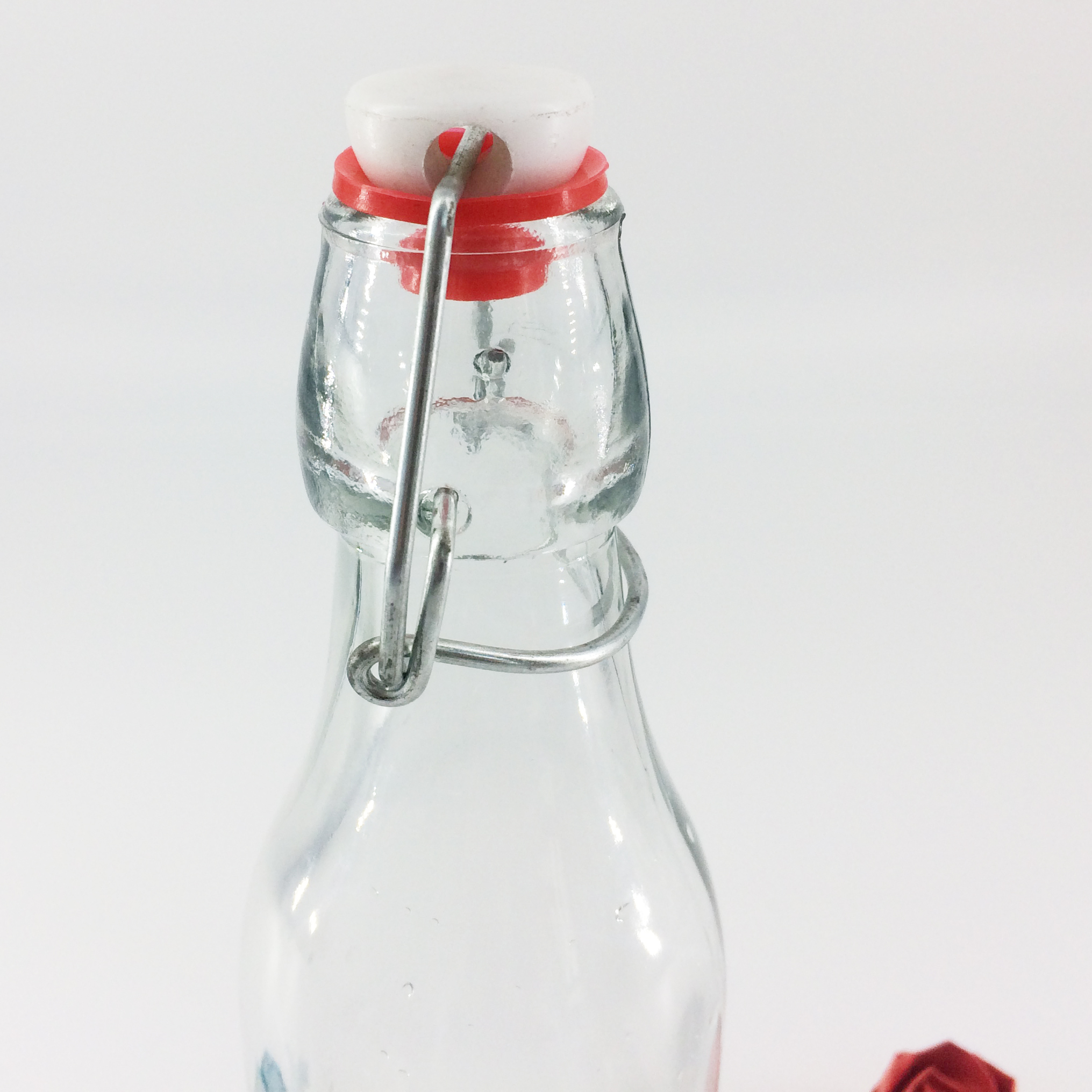 Glass Carafe Swing Top Bottles with Airtight Lids for Oil, Vinegar,Beer, Water, Kombucha, Kefir, Soda