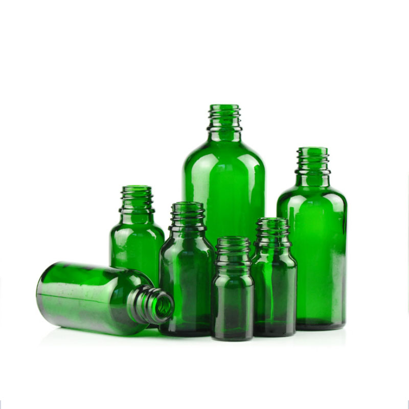 Glass Clear/Amber Essential Oil Bottle Glass Dropper Bottle With Gold Cap For Aroma Perfume Oil