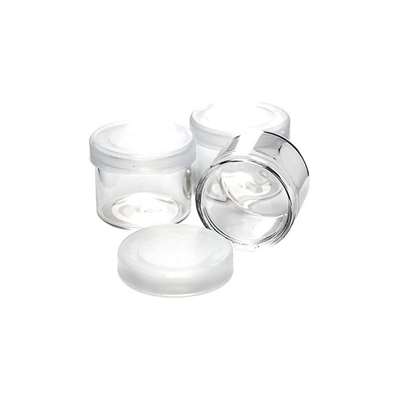 Glass Concentrate Premium Vial Jars With Air Tight Silicon Lids