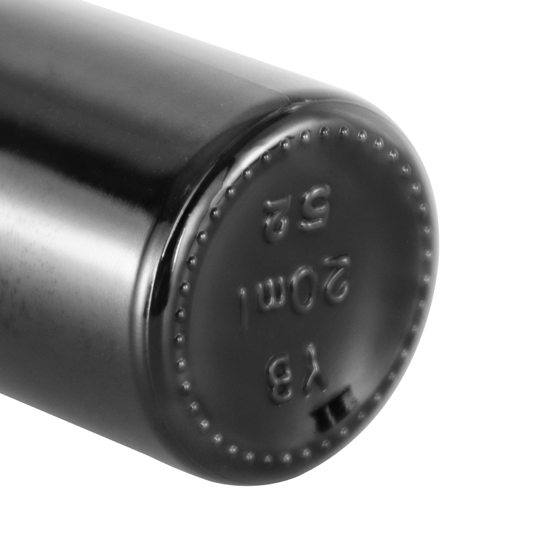 Glass Cosmetic Bottle Black 10ml 15ml 20ml 30ml 50ml 100ml Skin Care Cream Personal Care Round Shape Hot Stamping Liquid CN;JIA