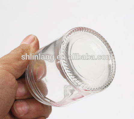 Glass Cosmetic Empty Jar Pot Cream Container Glass Lip Balm Jar glass jars for skincare