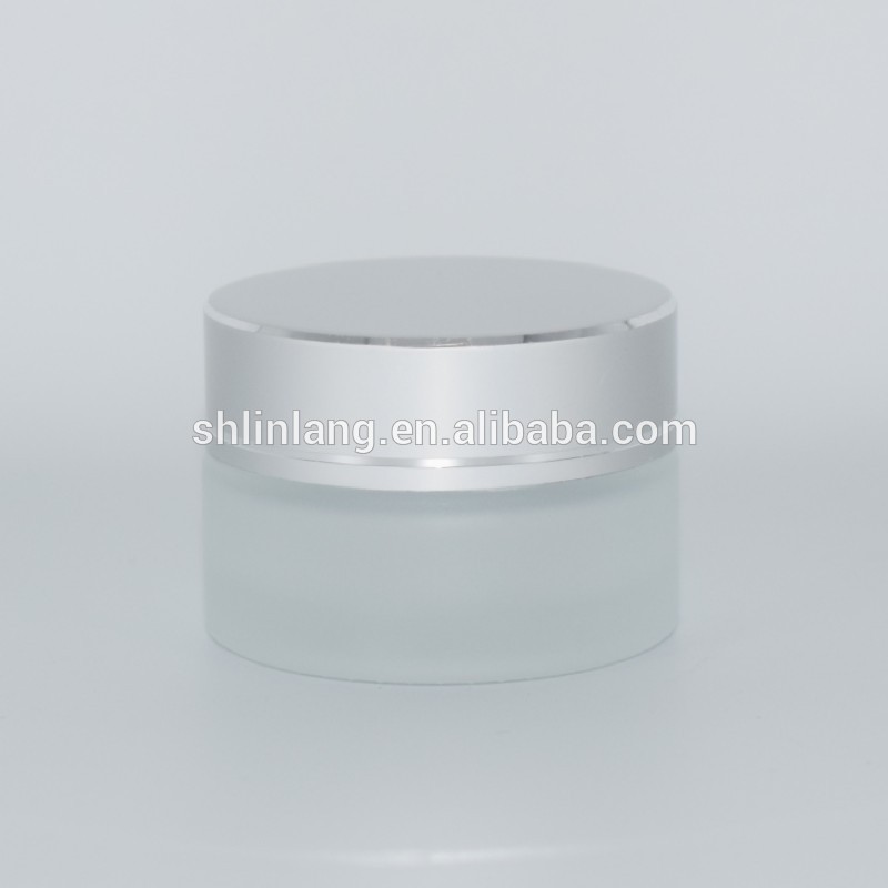 Glass Cosmetic Empty Jar Pot Cream Container Glass Lip Balm Jar glass jars for skincare