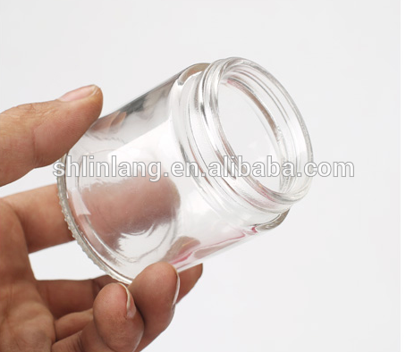 Glass Cosmetic Empty Jar Pot Cream Container Glass Lip Balm Jar glass jars for skincare
