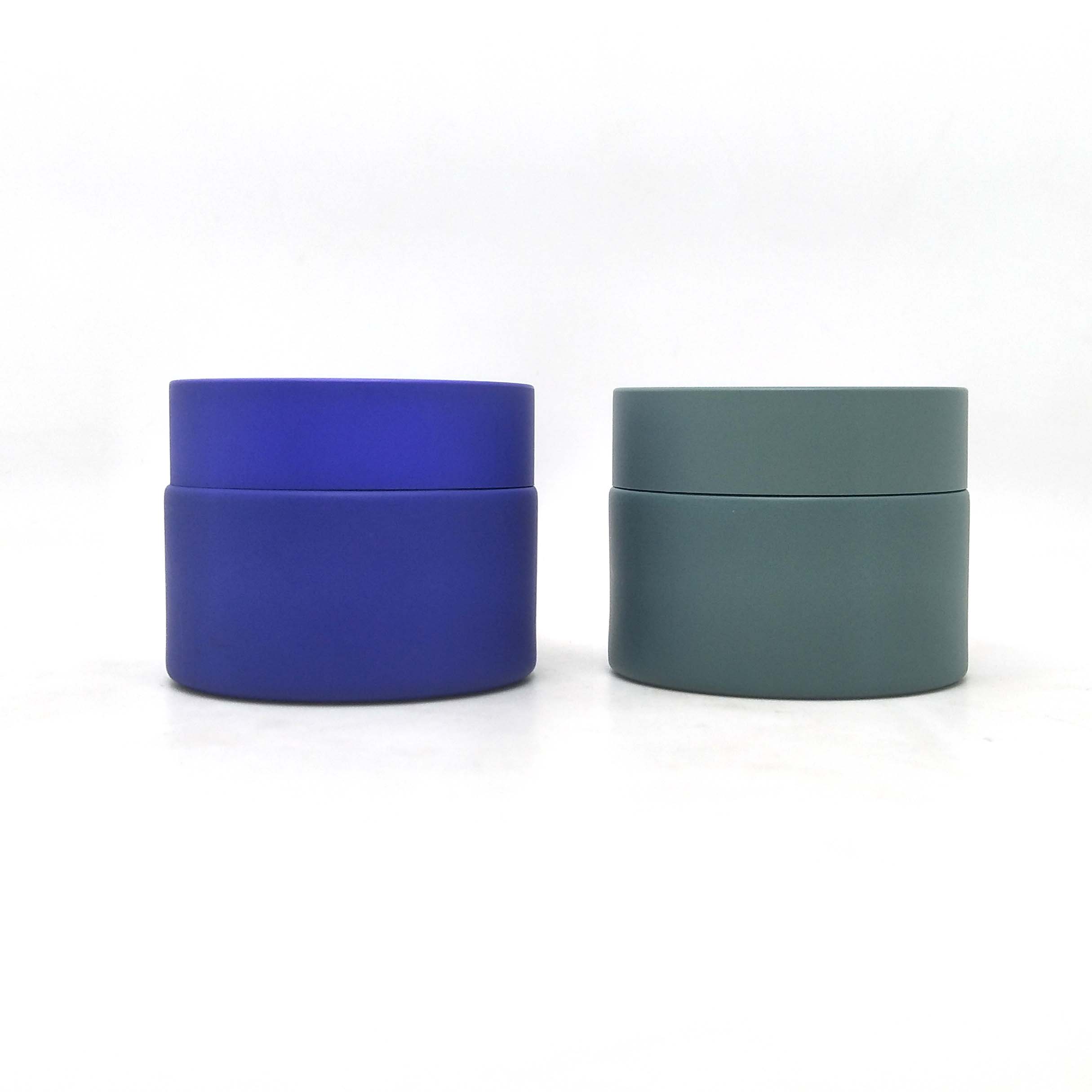 Glass Cosmetic Jar wholesale colored cream jars empty face cream containers 1 ounce