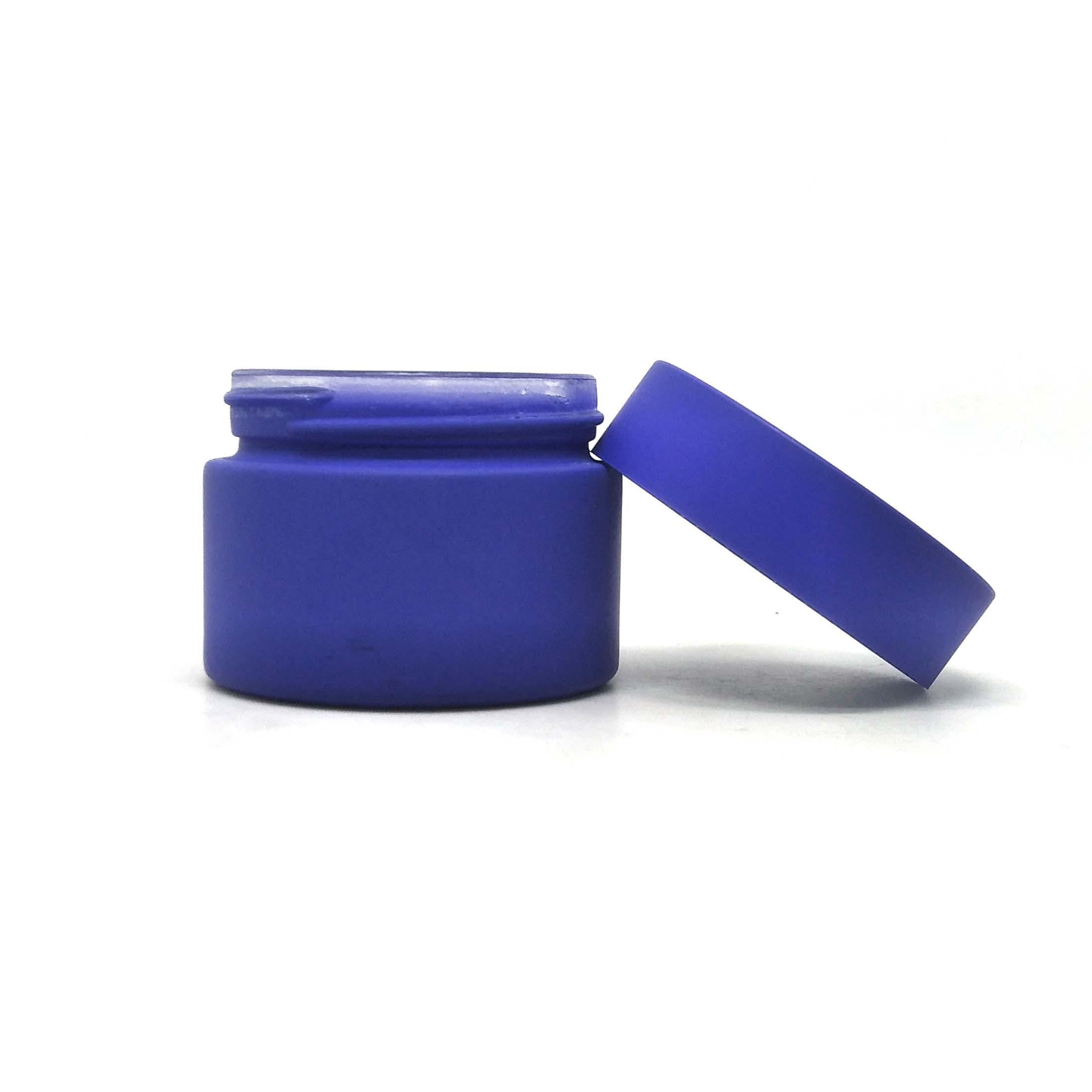 Glass Cosmetic Jar wholesale colored cream jars empty face cream containers 1 ounce