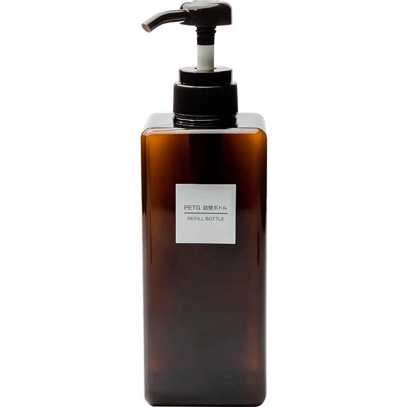 Glass Cosmetic Sanitizer Bottle with Lotion Pump