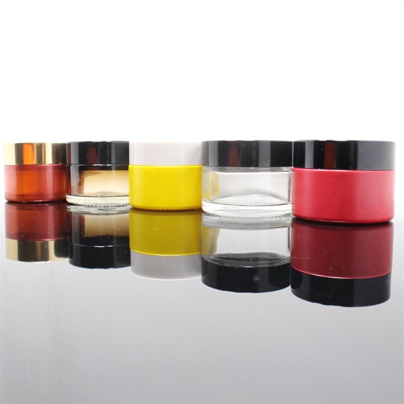 Glass Cream Jar small glass jars cosmetic packaging emballage cosmetic with factory direct price