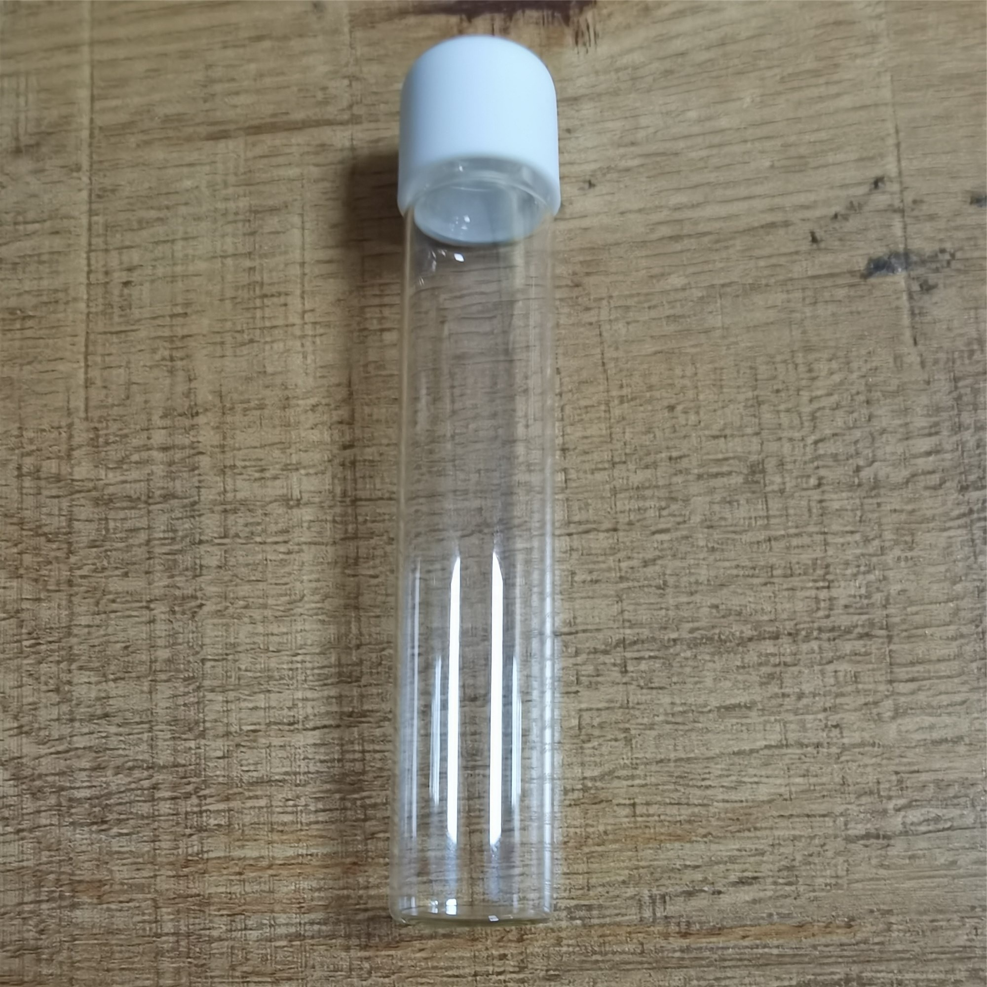 Glass Doob CR Lid Joint Blunt Pre-Rolled Tube With Screw Top Lid 22mm Dia x 110mm High