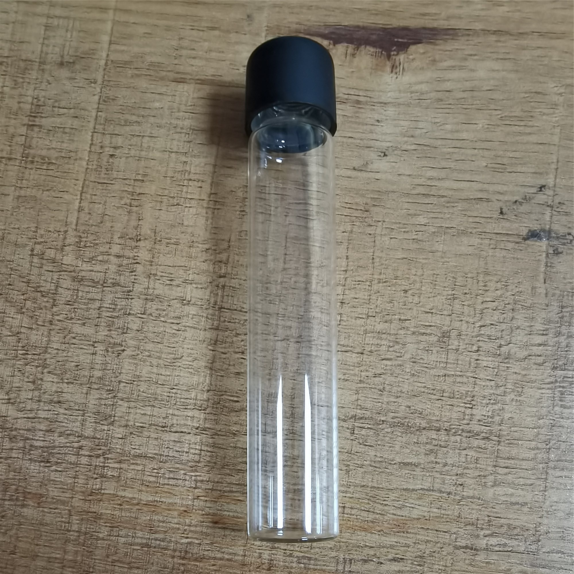 Glass Doob CR Lid Joint Blunt Pre-Rolled Tube With Screw Top Lid 22mm Dia x 110mm High