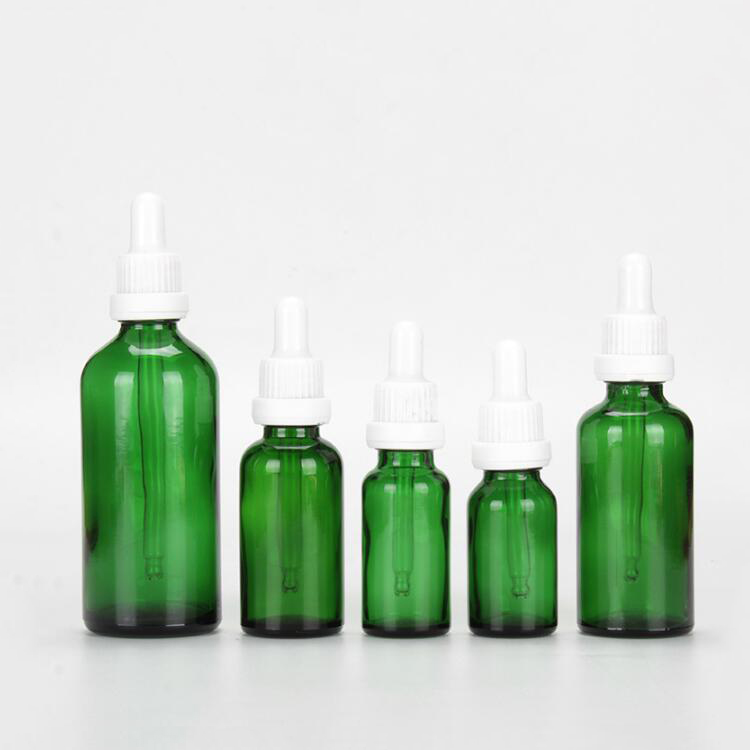 Glass Dropper Bottle /Green Color Essential Oil Bottle 30ml