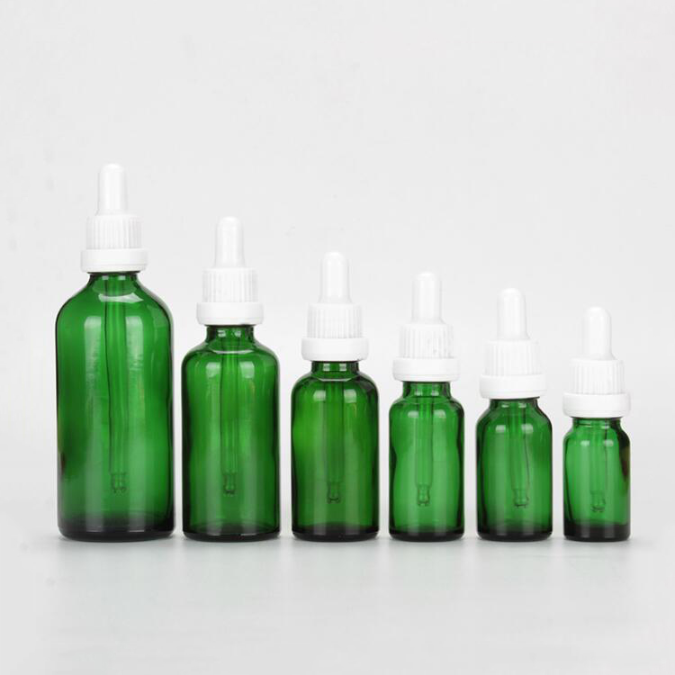 Glass Dropper Bottle /Green Color Essential Oil Bottle 30ml