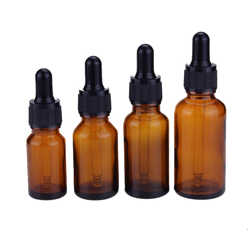 Glass Dropper Bottles Amber 5ml 10ml 15ml 20ml 30ml 50ml 100ml Essential Oil Pharmaceutical