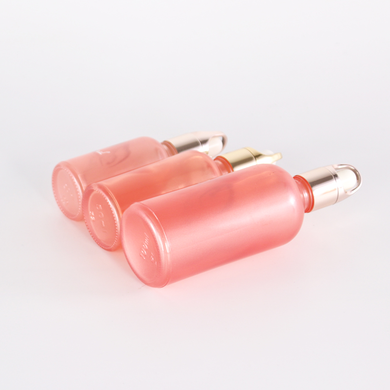 Glass Dropper Bottles Cylinder customized color empty 15ml pink color glass dropper bottle essential oil bottle